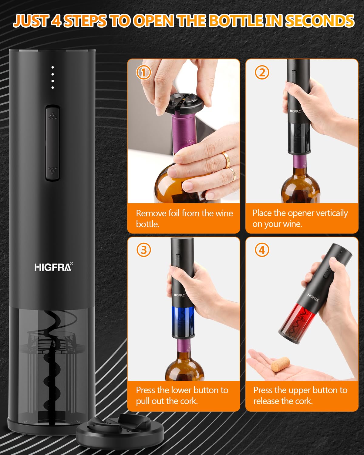 Higfra foil cutter compact precision for clean cuts