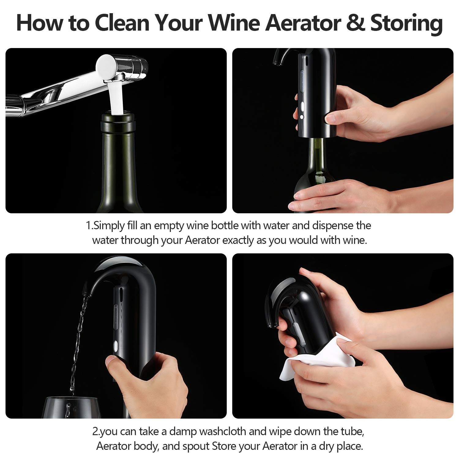 Higfra spout pourer doubles as wine preserver for fresh taste