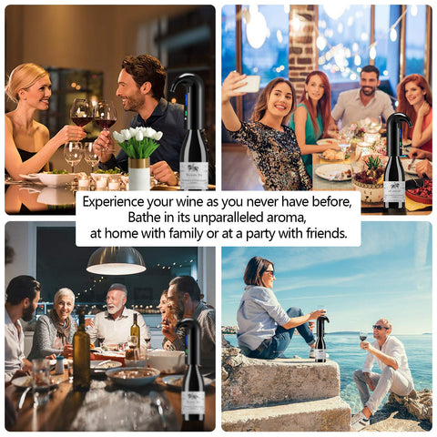 Higfra USB charge portable design for on-the-go wine enjoyment