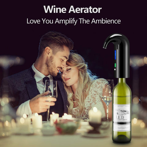 Higfra aerator action showing smooth pour and enhanced aroma