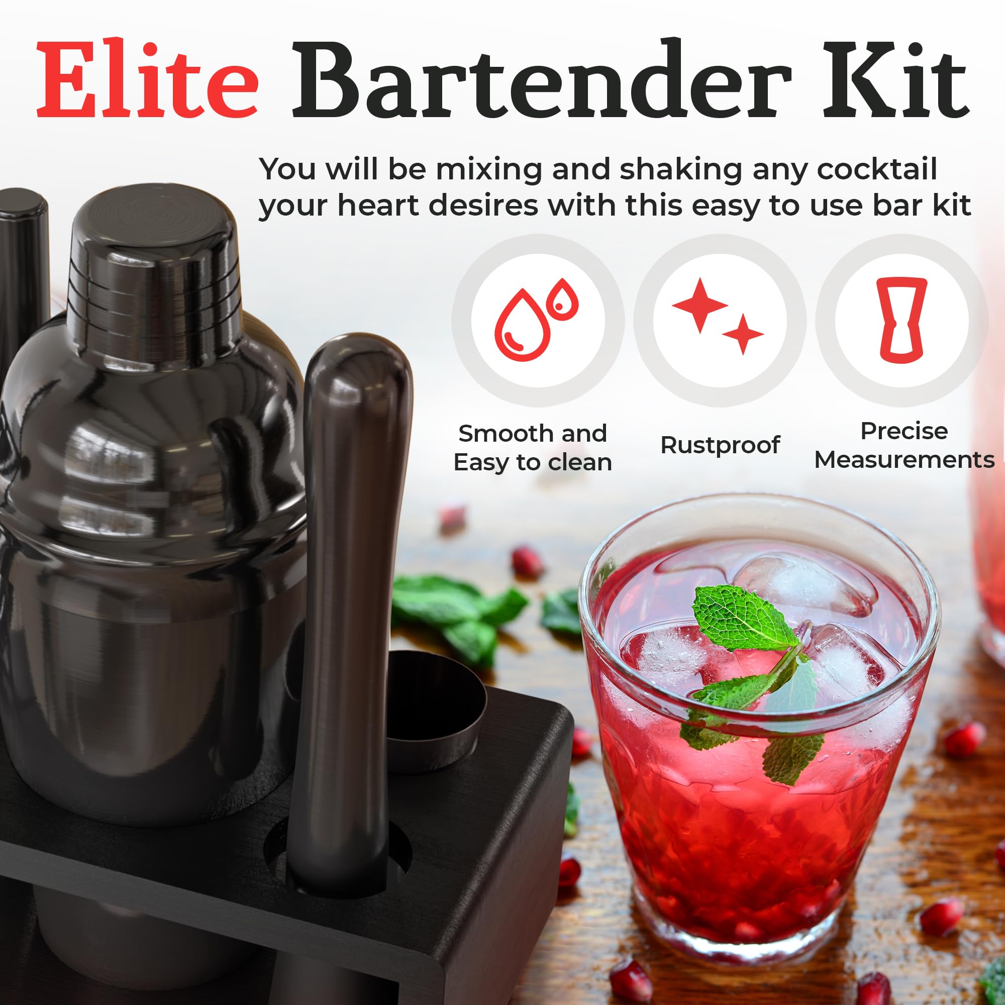 Highball & Chaser bar knife for quick garnishes and prep.