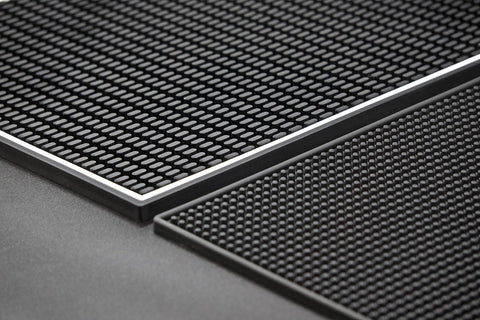 Highball & Chaser bar mat easy to clean on top rack after use.