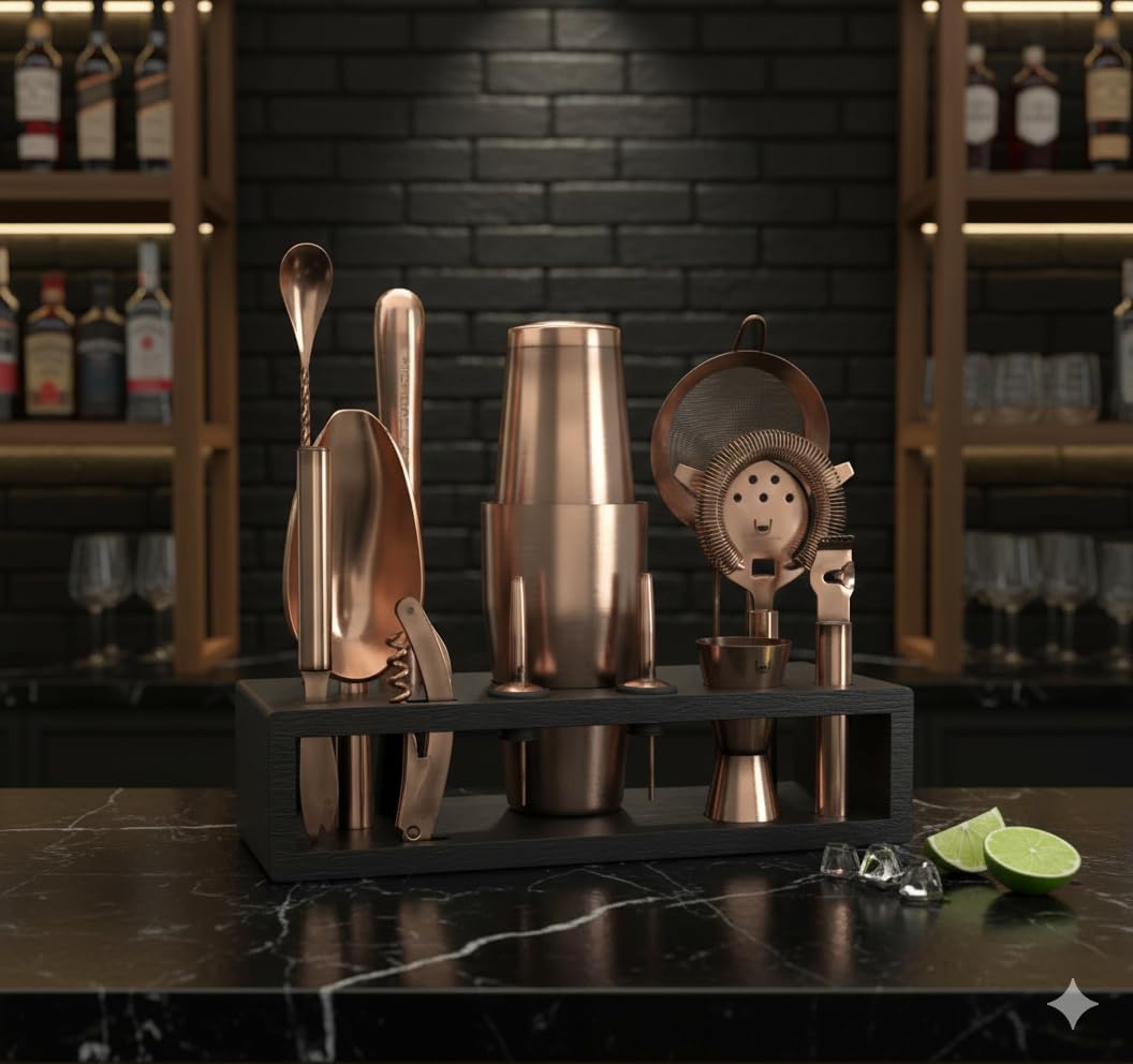 Highball & Chaser stainless steel Boston shaker displayed with a durable finish