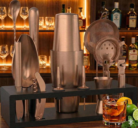 Highball & Chaser extended muddler for comfortable grip and easy muddling