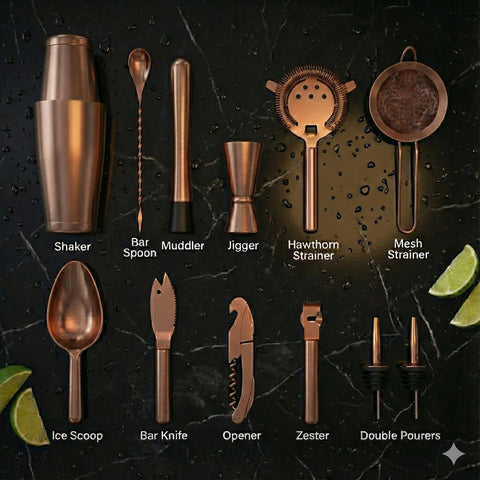Highball & Chaser lemon zester and channel knife for precise citrus twists