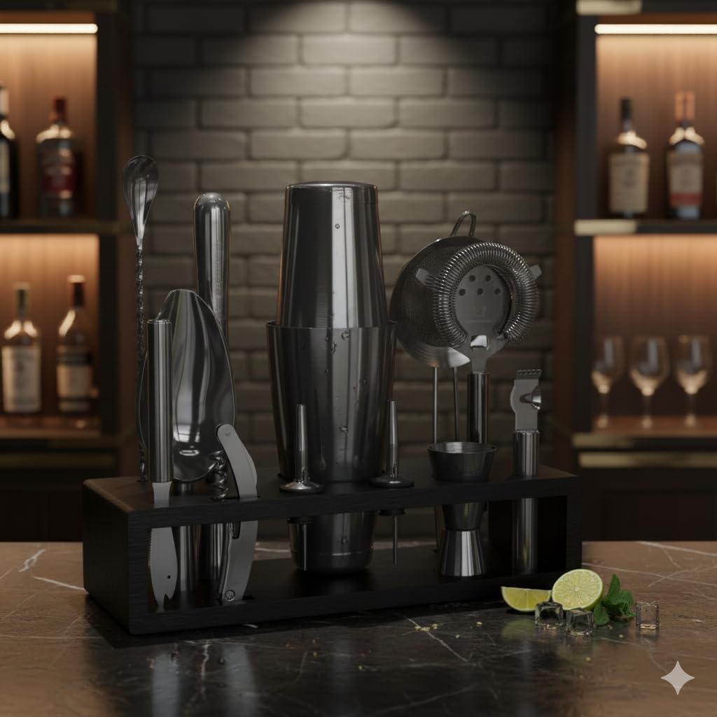 Highball & Chaser long muddler for comfortable, efficient muddling