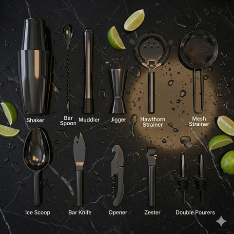 Highball & Chaser zester-peeler combo for citrus garnishes