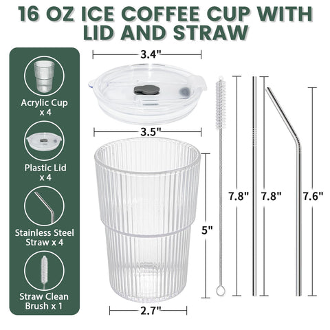 HIGIINC ribbed-design cups offering a secure grip and easy stacking.