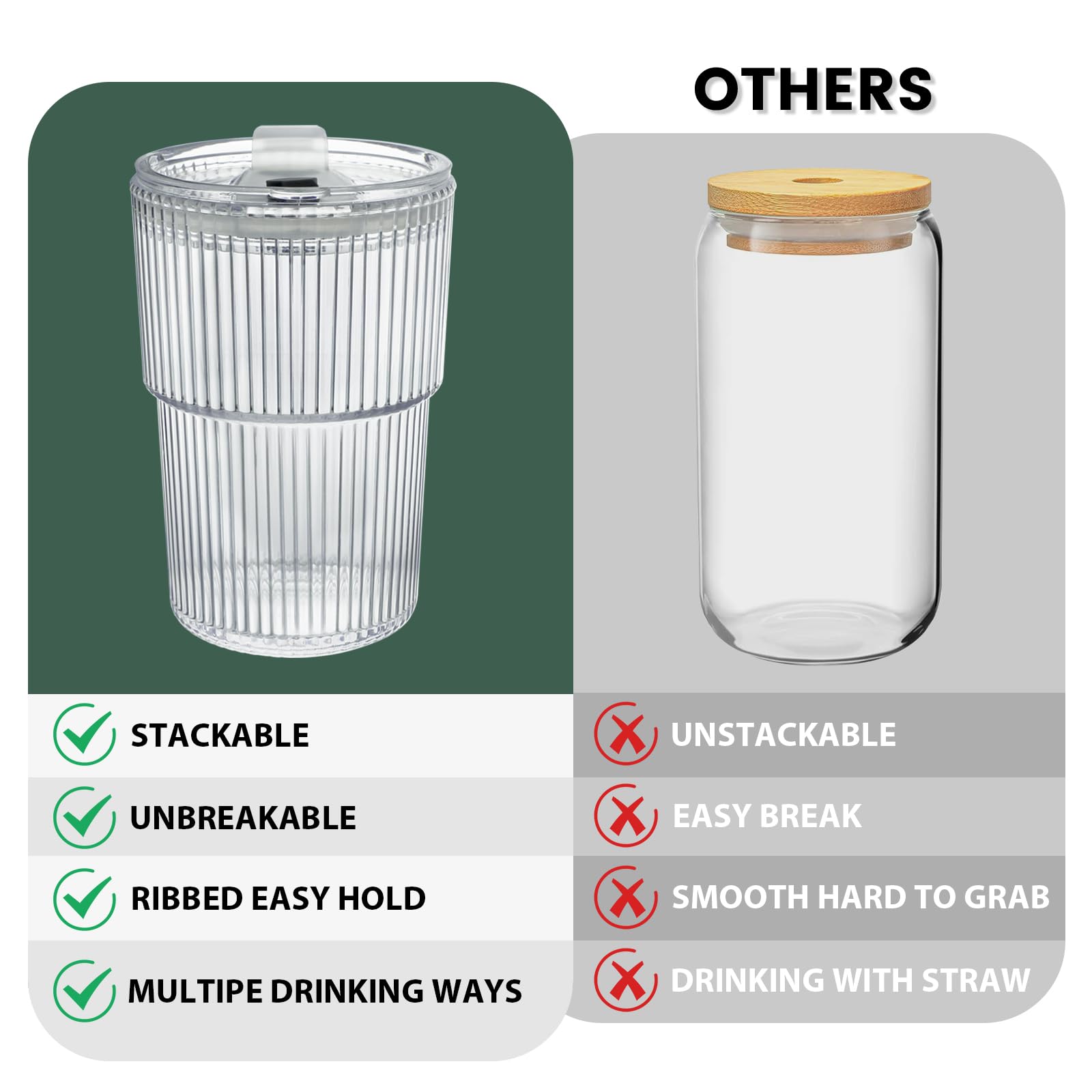 HIGIINC stainless steel straws included for easy, eco-friendly sipping.