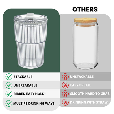 HIGIINC stainless steel straws included for easy, eco-friendly sipping.