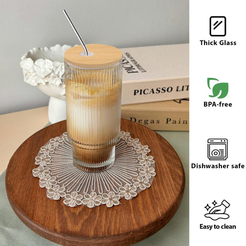 HIGIINC straight stainless straw complements the set for everyday beverages