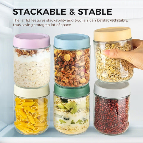 HIGLASTO stackable glass design saves cabinet space
