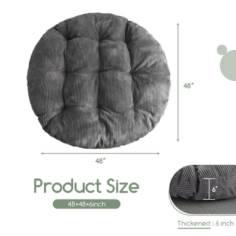 HIGOGOGO Papasan cushion foam support emphasizes soft shredded foam for durable comfort