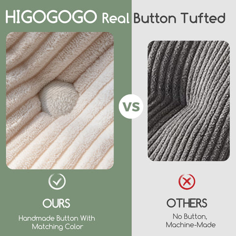 HIGOGOGO papasan cushion enhances relaxation whether reading, napping, or streaming.
