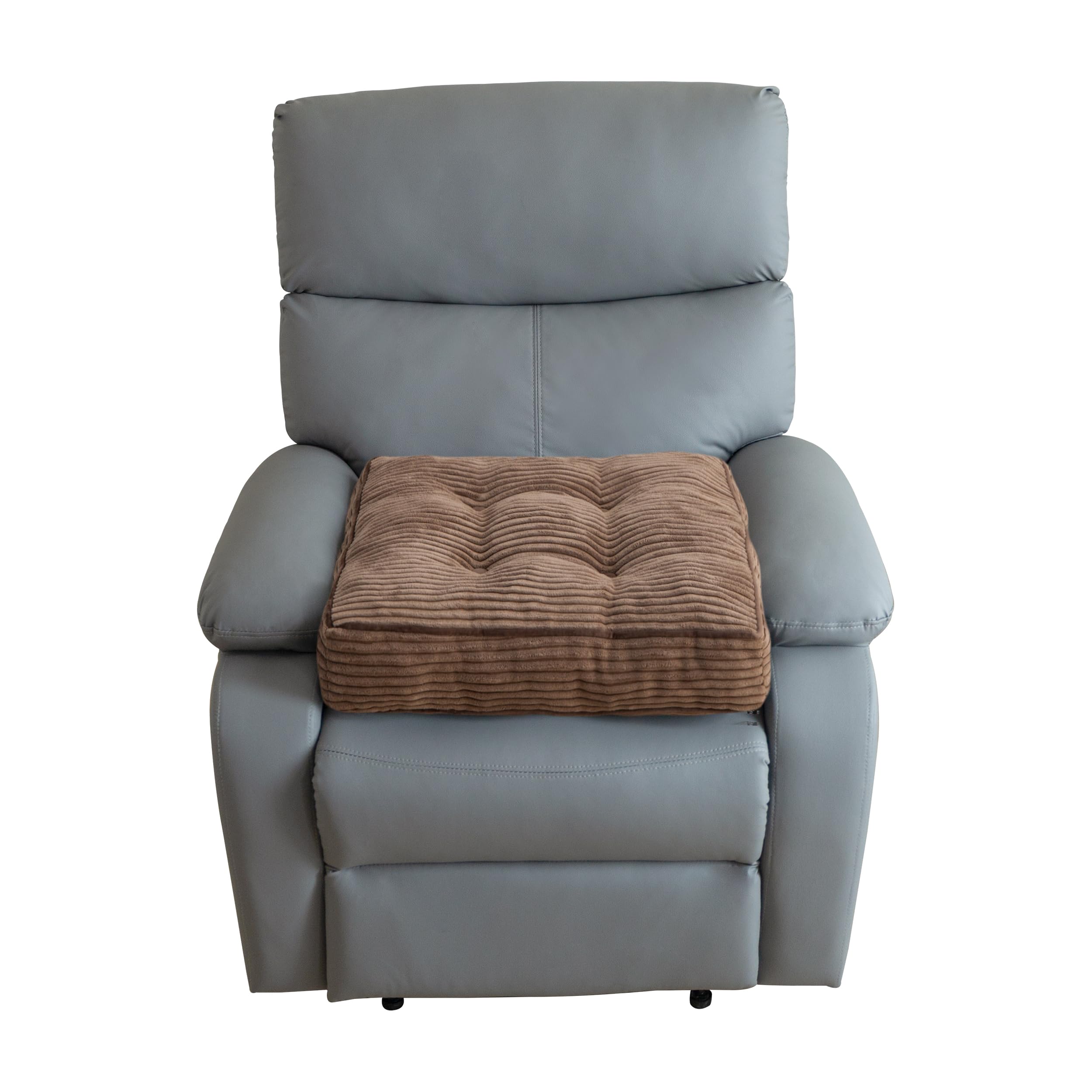 HIGOGOGO tufted corduroy texture detail enhances recliner comfort.