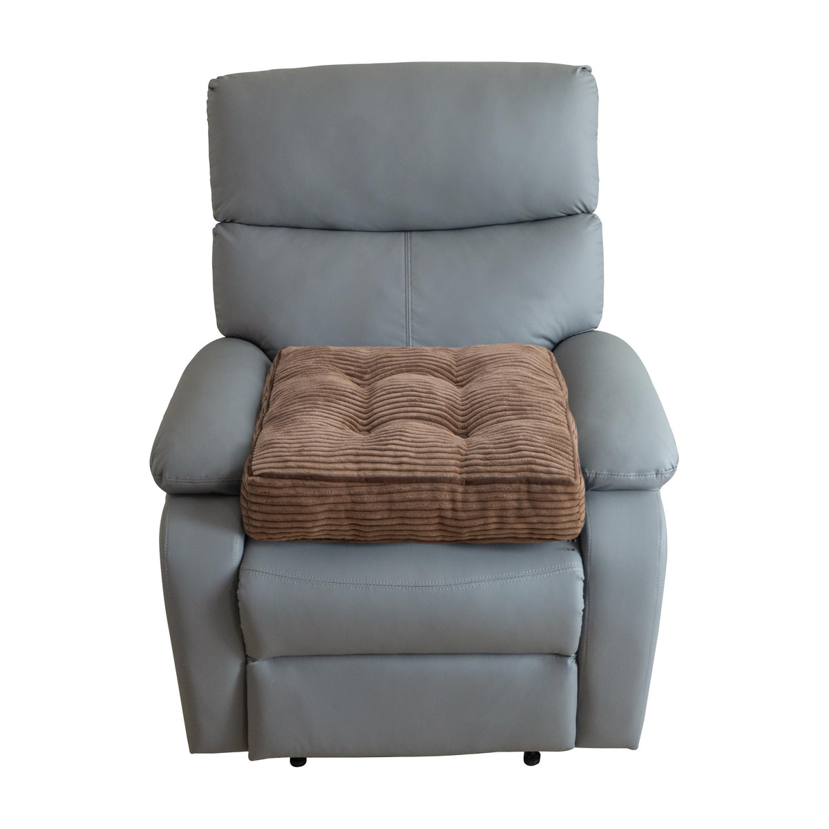 HIGOGOGO tufted corduroy texture detail enhances recliner comfort.