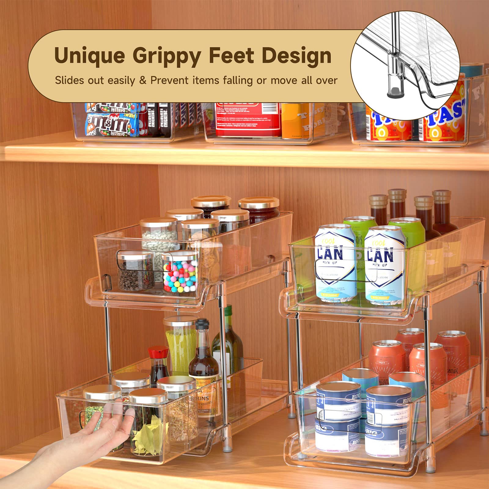 HIHEGD stainless steel support tubes providing sturdy frame