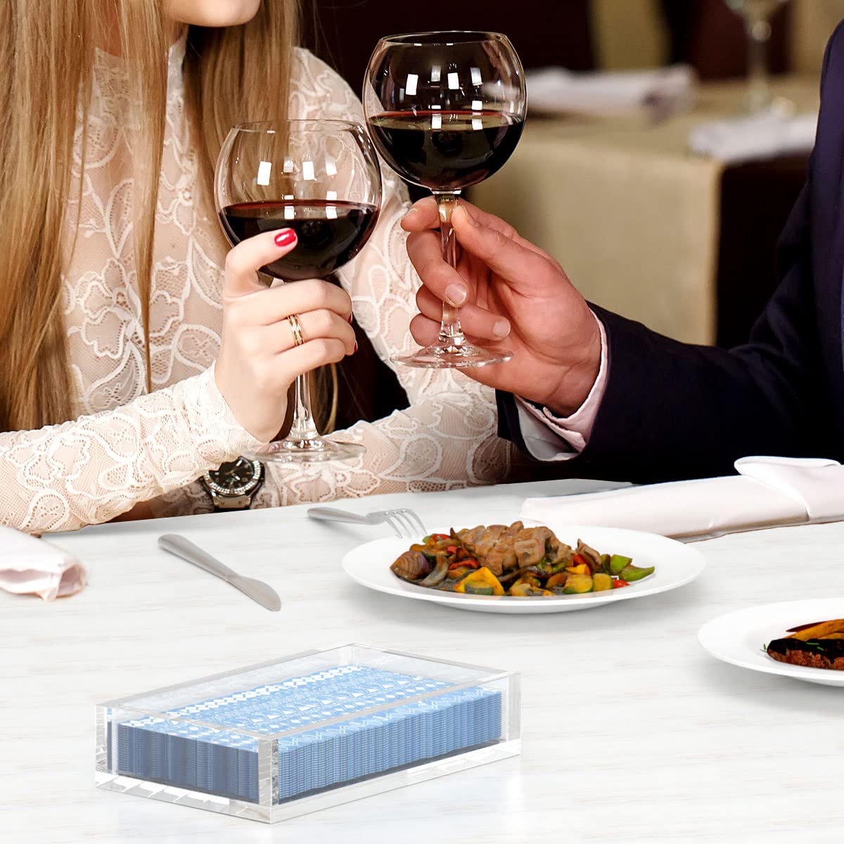 HIIMIEI bar napkin holder adds refined touch to buffets and tables.