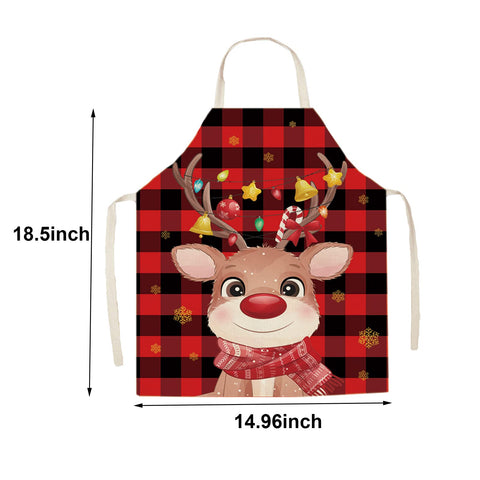 HIIXHC festive pattern with snowman, deer, and car enhances holiday decor