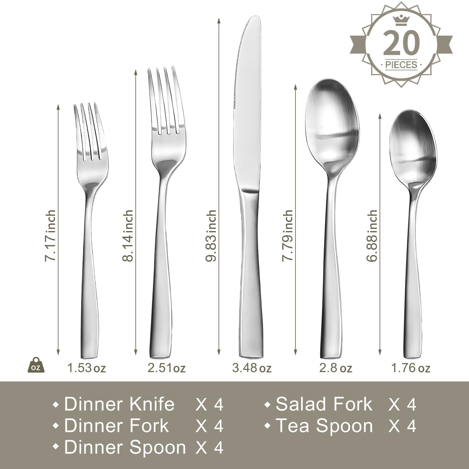 HIKAA dinner spoon shown for comfortable scooping at family dinners