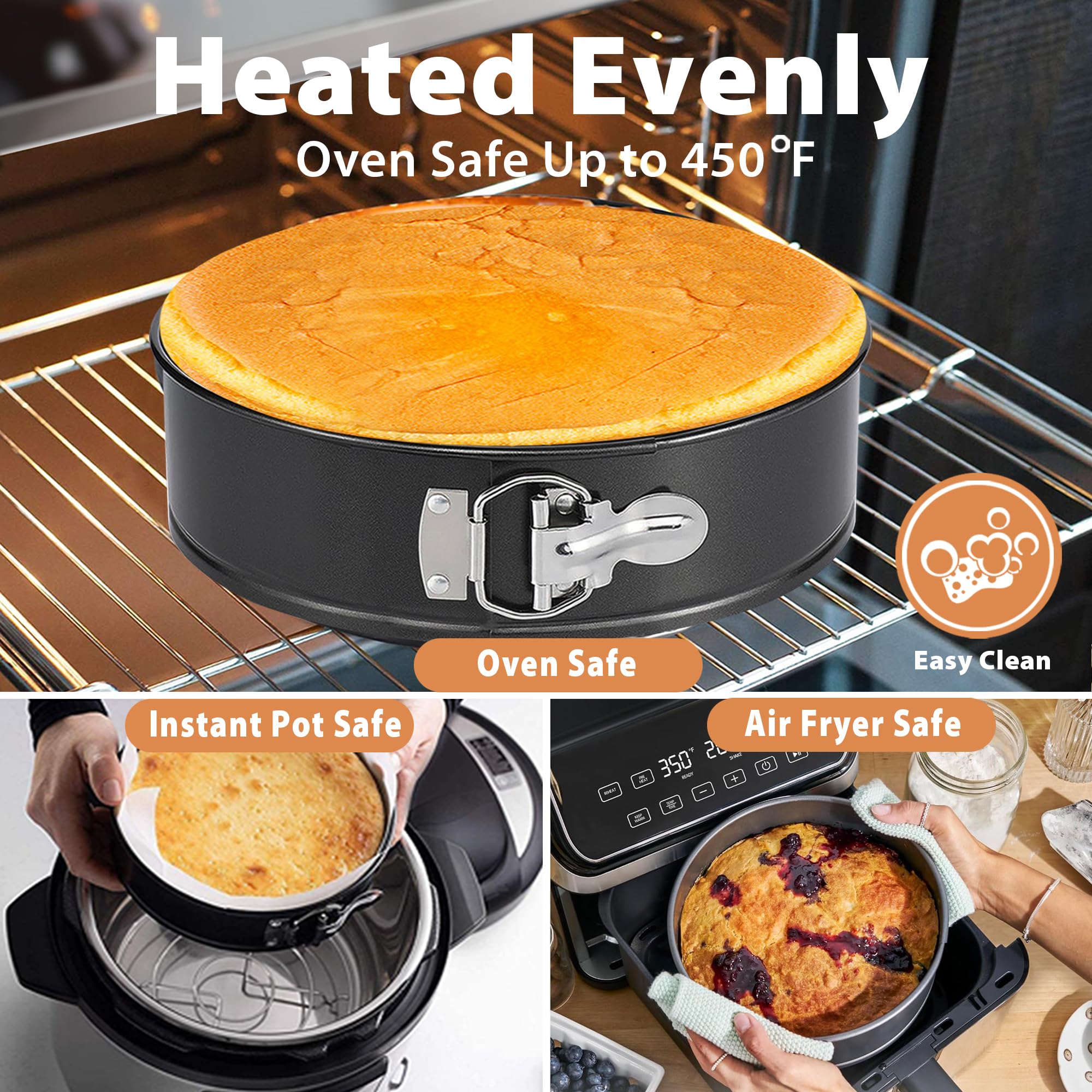 Hikolvol leakproof latch ensures tight seals for clean releases and stable baking.