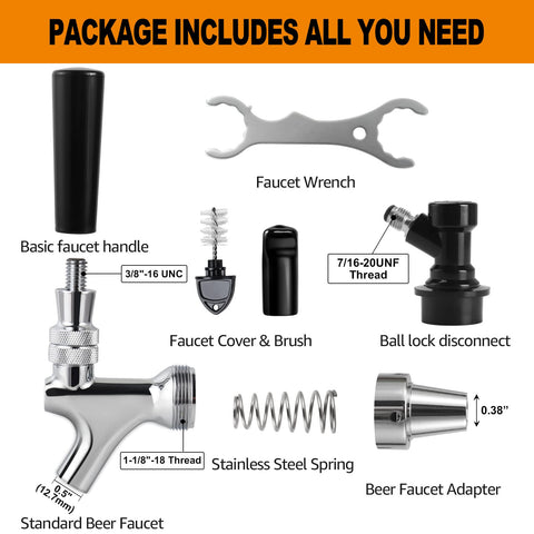Hilangsan leak-free seal provides tight connections to prevent drips.