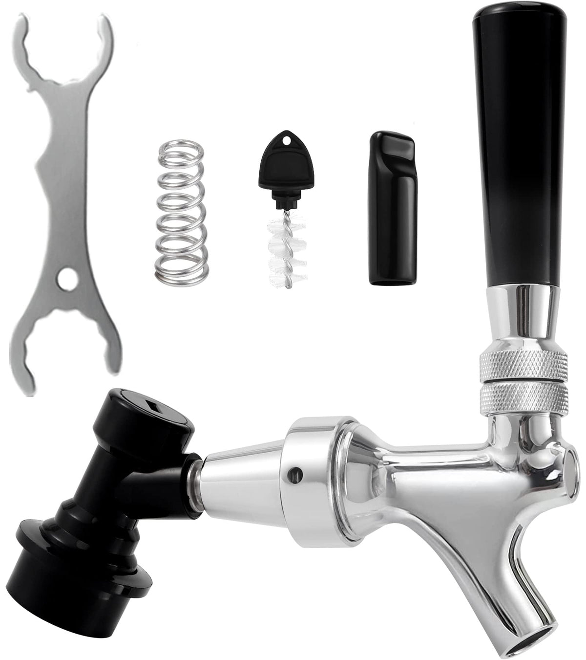 Hilangsan stainless steel stem beer tap for precise, corrosion-resistant pours.