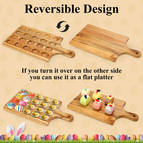Hilislog kitchen counter plate doubles as a multi-use serving board.