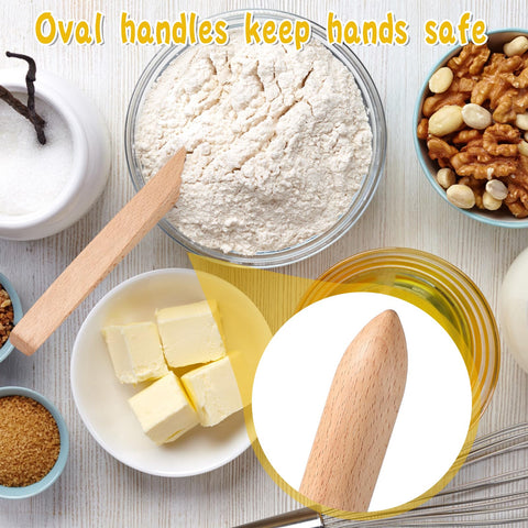 Hillban portable wood stir stick spurtle for versatile kitchen use.