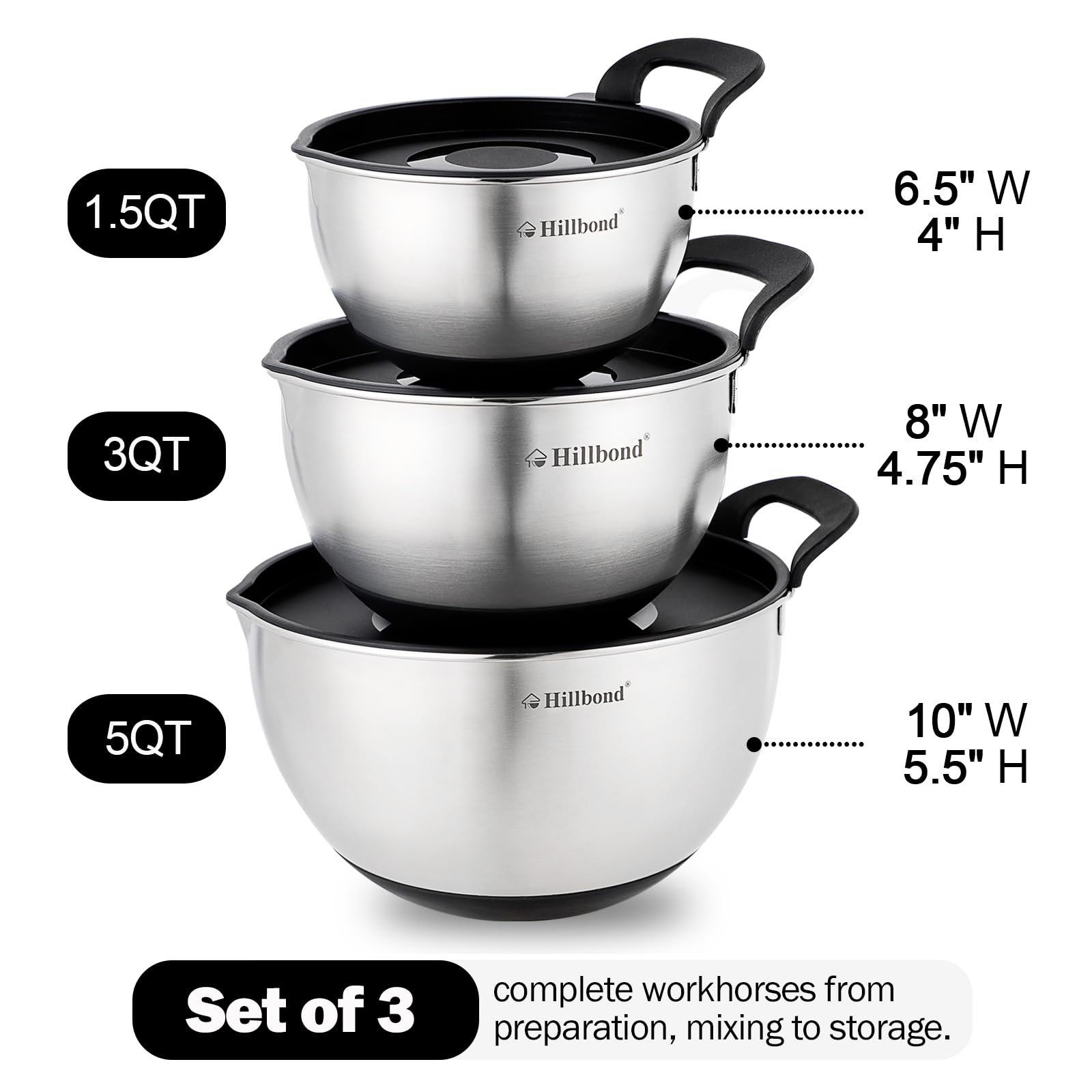 Hillbond bowls are dishwasher-safe and easy to clean