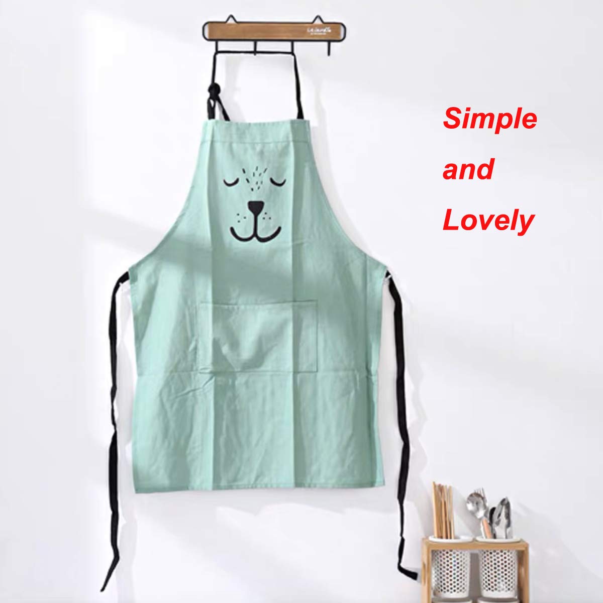 Hillhome adjustable neck apron detail for a flexible fit