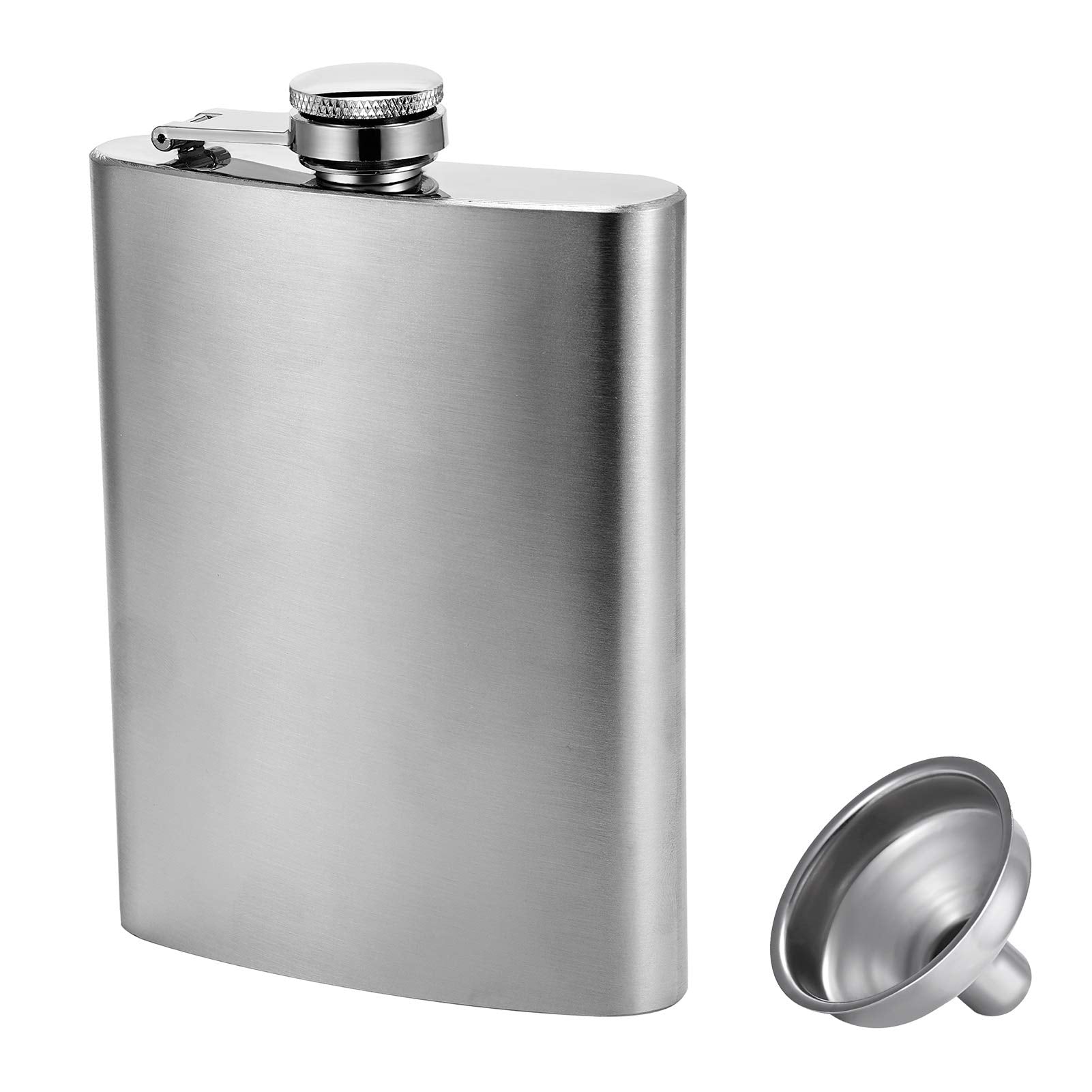 Hillside-Kit Hip Flask Bracelet front view shows sleek stainless steel and secure leak-proof design.