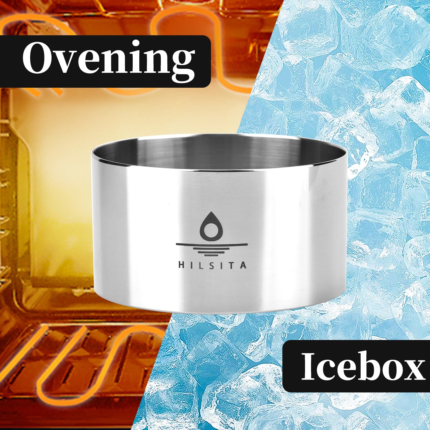 Hilsita dishwasher-safe design ensures quick, convenient cleanup after baking.