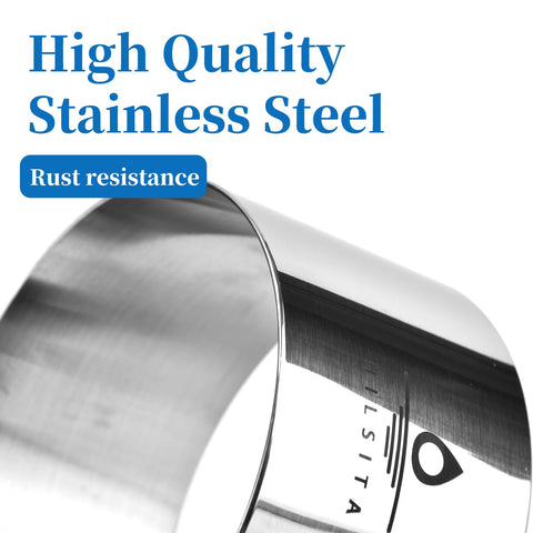 Hilsita seamless stainless steel build emphasizes durability and even cooking.