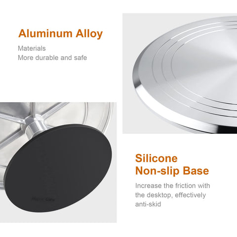 Himaly food-safe stainless steel surface preserves flavor while decorating.