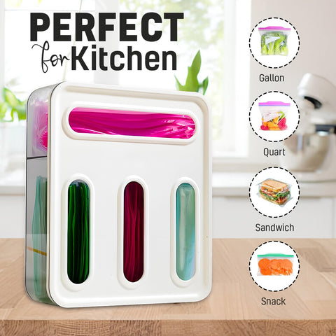 HIMUS included labels help categorize gallon, sandwich, and snack bags.