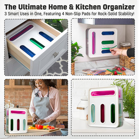 HIMUS kitchen drawer organizer fits countertop layouts for easy access.