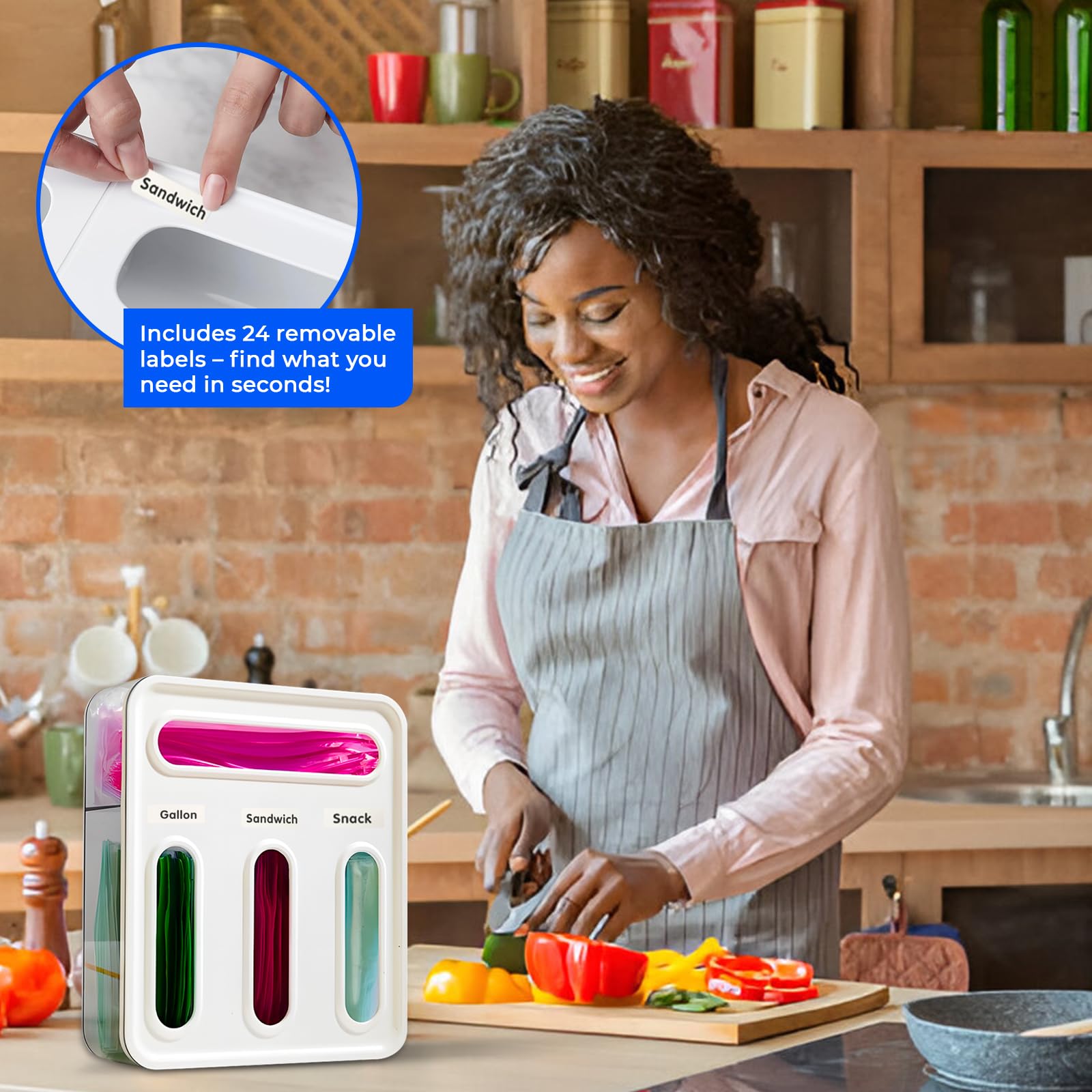 HIMUS wall-mount hooks add flexible storage beyond drawers.