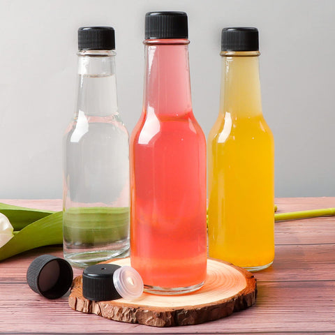 HINGWAH transparent glass bottle showcases contents with clear visibility.