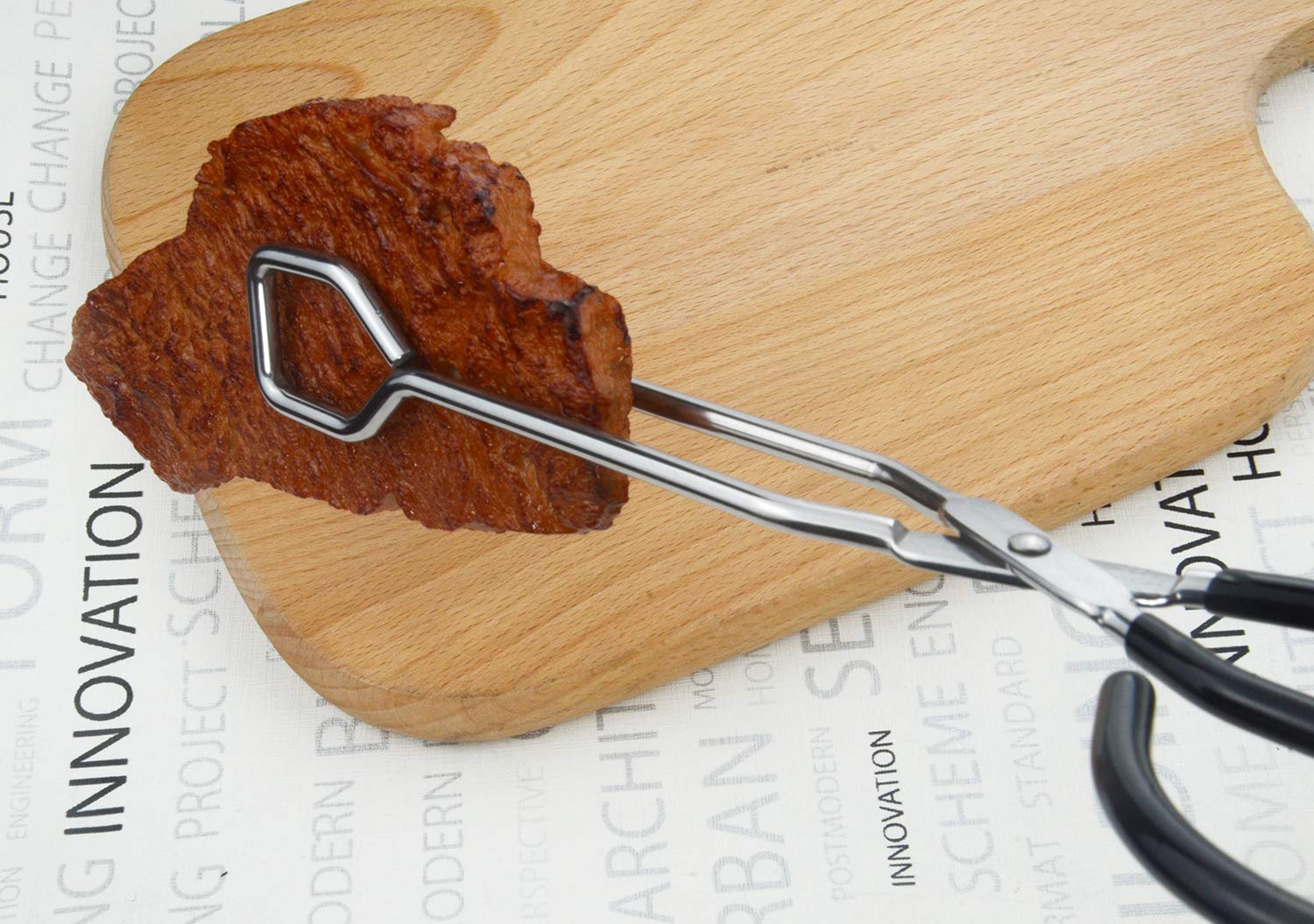 HINMAY 2-pack kitchen tongs in box for versatile kitchen tools