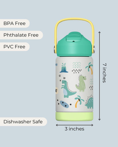 Hippypotamus Kids Water Bottle dishwasher-safe design for easy cleaning.
