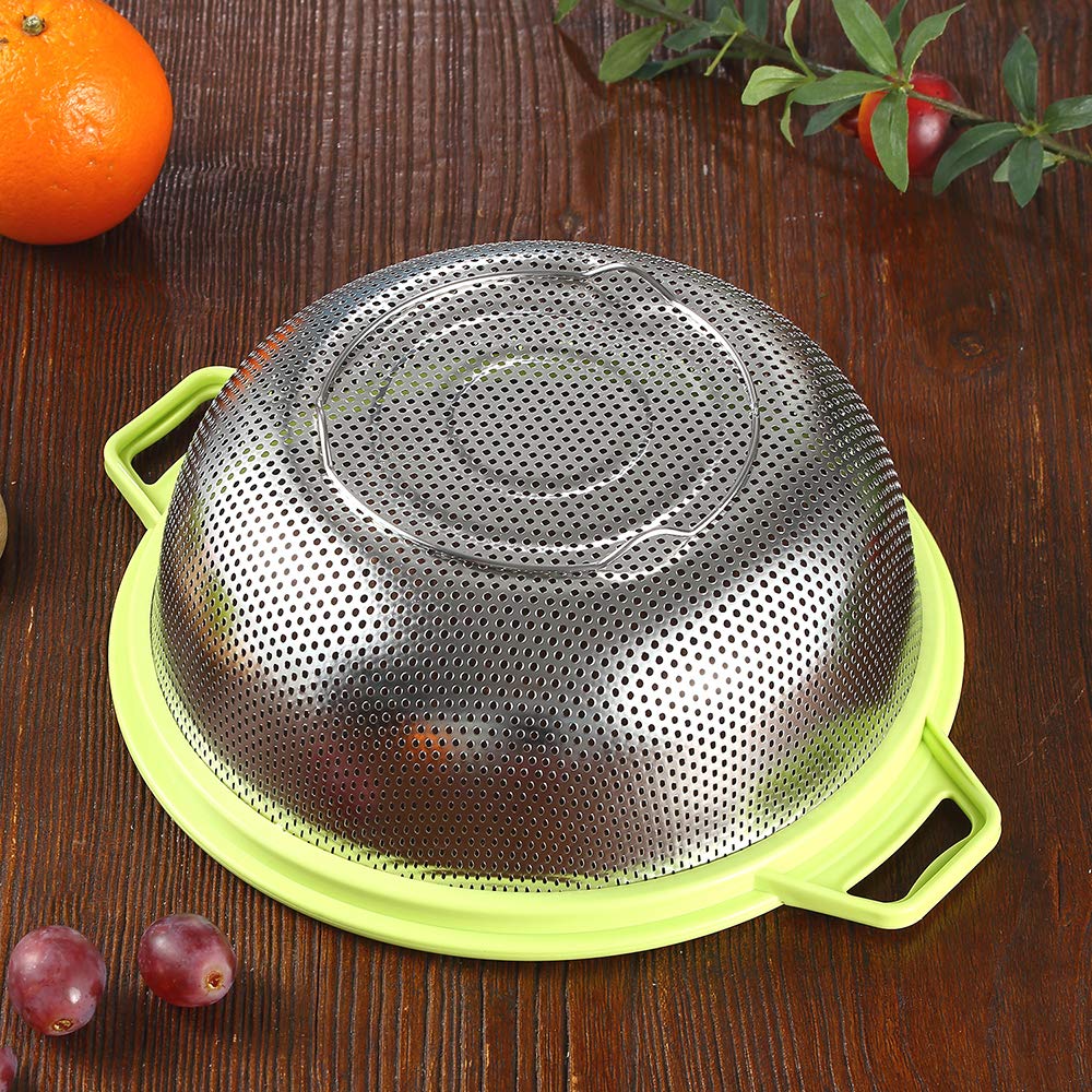 HiramWare colander is dishwasher safe, simplifying cleanup after meals