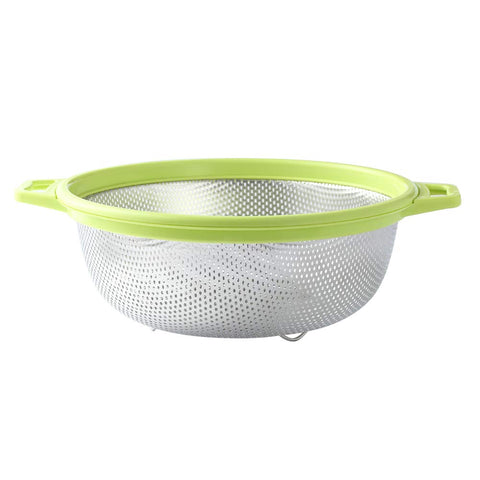 HiramWare versatile colander handles berries, veggies, and pasta with ease