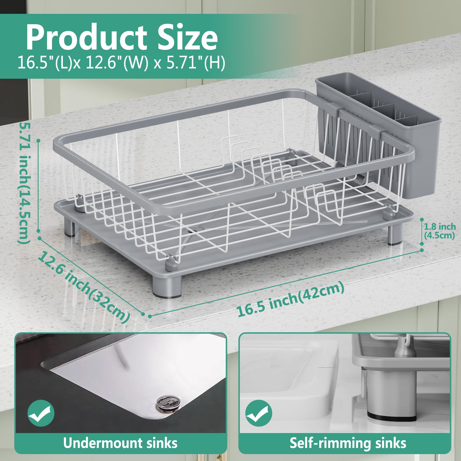 Hiviweer drainboard with X-groove drainage channels water into the sink efficiently