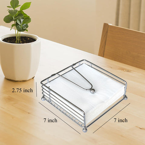 Hiwafifi gift ready silver napkin holder compliments weddings and housewarmings