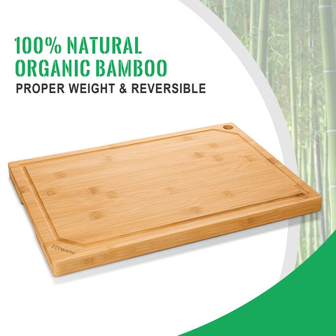 Hiware bamboo board edge and finish showing durable, smooth construction