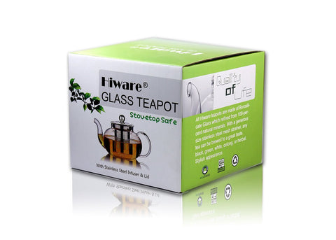 Hiware glass teapot dishwasher safe for easy cleanup