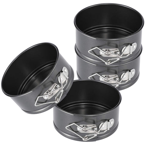 Hiware mini springform pan set assembly ready for individual mini desserts