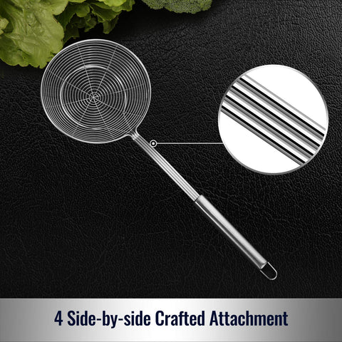 Hiware perforated bowl enables efficient draining with minimal mess.
