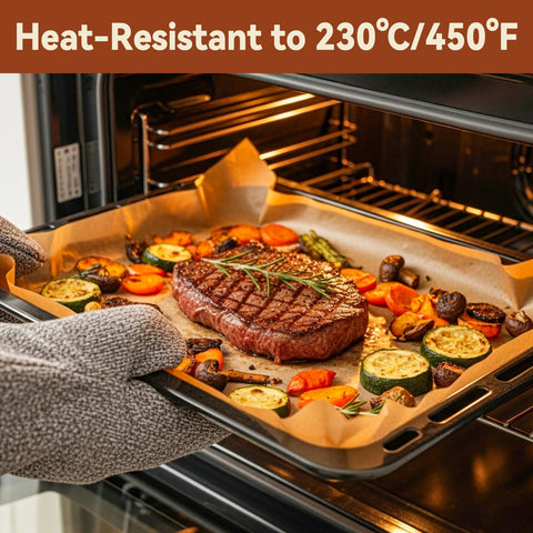  HIWARE pre-cut parchment pack offers quick, waste-free prep.